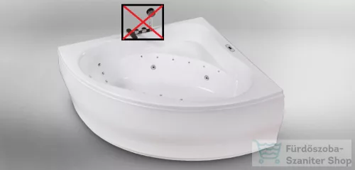 Wellis Bled E-Drive 150x150 hidromasszázs kád csaptelep nélkül WK00168-1