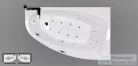 Wellis Matana E-Max 160x100 hidromasszázs kád csaptelep nélkül, jobbos WK00173-1