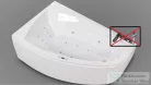 Wellis Matana Hydro 160x100 hidromasszázs kád, balos WK00174-1