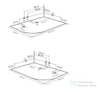 Wellis Matana E-Max 160x100 hidromasszázs kád csaptelep nélkül, balos WK00177-1