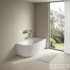 Wellis Calabria Slim Linear Corner 170x80 félszabadon álló kád, fehér, jobbos WK00227