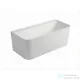 Wellis Arta 170x80 félszabadon álló kád, matt fehér WK00229
