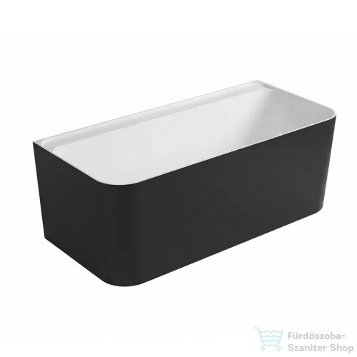 Wellis Arta 170x80 félszabadon álló kád, matt fekete WK00230