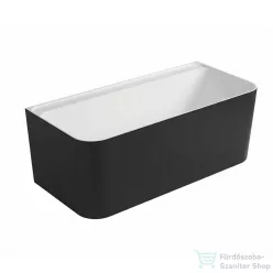   Wellis Arta 170x80 félszabadon álló kád, matt fekete WK00245