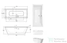 Besco Vera 170x75 szabadon álló kád