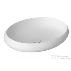   Sapho THIN pultra szerelhető mosdó, 600x400x112 mm, matt fehér WN213