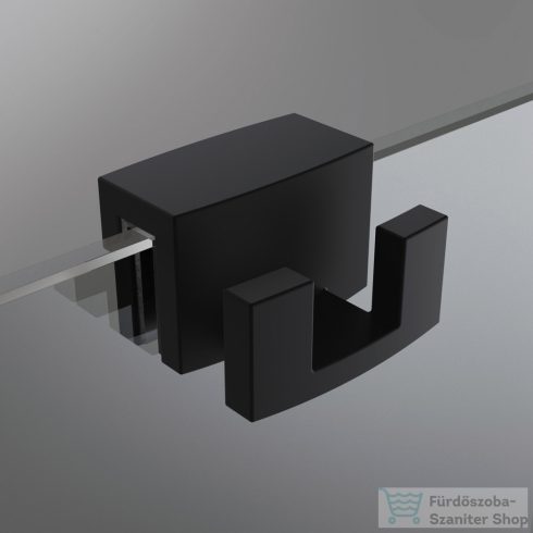 Radaway akasztós törölköző tartó, 6 és 8 mm-es zuhanykabinokhoz, matt fekete WR-054