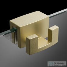   Radaway akasztós törölköző tartó, 6 és 8 mm-es zuhanykabinokhoz, szálcsiszolt arany WR-099