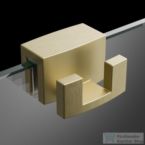 Radaway akasztós törölköző tartó, 6 és 8 mm-es zuhanykabinokhoz, szálcsiszolt arany WR-099