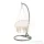 Leziter Cardenas függőfotel állvánnyal bézs-fekete WST-01-Beige_SW-007-STBL