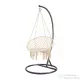 Leziter Cardenas függőfotel állvánnyal bézs-fekete WST-01-Beige_SW-007-STBL
