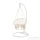 Leziter Cardenas függőfotel állvánnyal bézs-fehér WST-01-Beige_SW-007-STWH