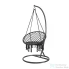 Leziter Cardenas függőfotel állvánnyal fekete-fekete WST-01-Black_SW-007-STBL