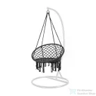 Leziter Cardenas függőfotel állvánnyal fekete-fehér WST-01-Black_SW-007-STWH