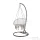 Leziter Cardenas függőfotel állvánnyal szürke-fekete WST-01-Grey_SW-007-STBL