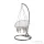 Leziter Cardenas függőfotel állvánnyal szürke-barna WST-01-Grey_SW-007-STBR