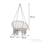 Leziter Cardenas függőfotel szürke WST-01-Grey