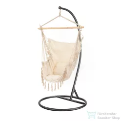   Leziter Puerto függőszék állvánnyal bézs-fekete WST-02-Beige_SW-007-STBL