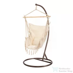   Leziter Puerto függőszék állvánnyal bézs-barna WST-02-Beige_SW-007-STBR
