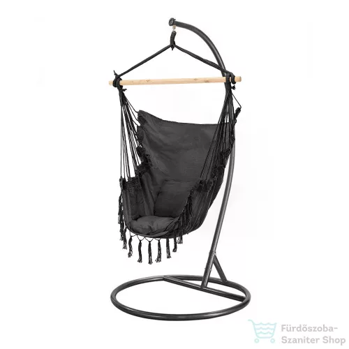 Leziter Puerto függőszék állvánnyal fekete-fekete WST-02-Black_SW-007-STBL