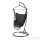 Leziter Puerto függőszék állvánnyal fekete-barna WST-02-Black_SW-007-STBR