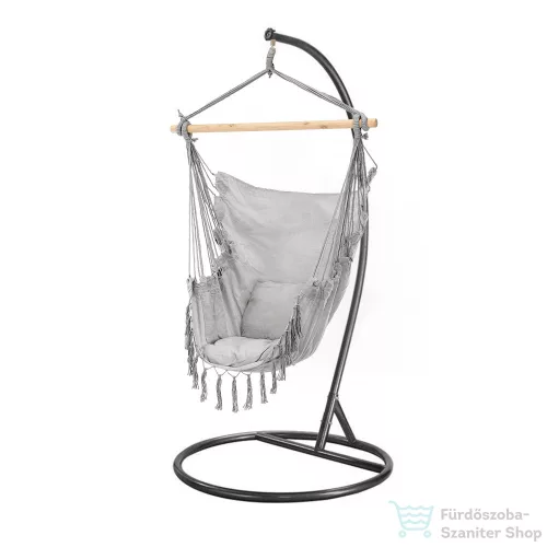 Leziter Puerto függőszék állvánnyal szürke-fekete WST-02-Grey_SW-007-STBL