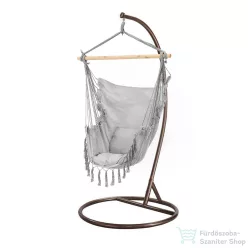   Leziter Puerto függőszék állvánnyal szürke-barna WST-02-Grey_SW-007-STBR