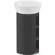 Duravit WHITE TULIP álló 2 polcos mosdótartó szekrény 236550 mosdóhoz, Graphite High Gloss/American Walnut Solid Wood WT4239077H1