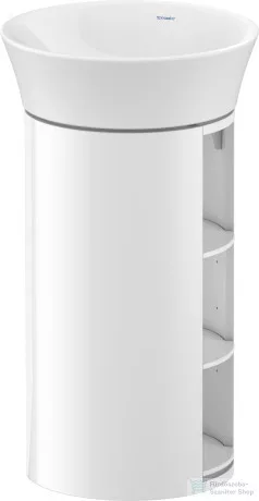 Duravit WHITE TULIP álló 2 polcos mosdótartó szekrény 236550 mosdóhoz, White High Gloss Lacquer WT423908585