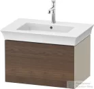 Duravit WHITE TULIP mosdó alá építhető függesztett 1 fiókos alsószekrény,684 x 458 mm,Taupe High Gloss/American Walnut Solid Wood WT4241077H3