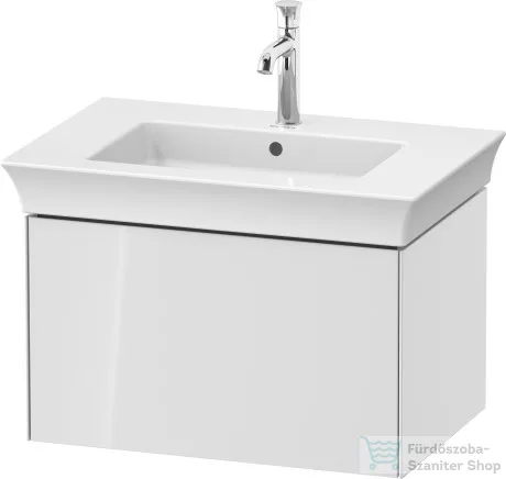 Duravit WHITE TULIP mosdó alá építhető függesztett 1 fiókos alsószekrény,684 x 458 mm,White High Gloss Lacquer WT424108585
