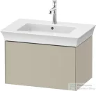Duravit WHITE TULIP mosdó alá építhető függesztett 1 fiókos alsószekrény,684 x 458 mm,Taupe High Gloss WT42410H3H3