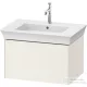 Duravit WHITE TULIP mosdó alá építhető függesztett 1 fiókos alsószekrény,684 x 458 mm,Nordic White High Gloss WT42410H4H4
