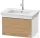 Duravit WHITE TULIP mosdó alá építhető függesztett 1 fiókos alsószekrény,684 x 458 mm,White High Gloss Lacquer/Natural Oak solid WT42410H585
