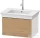 Duravit WHITE TULIP mosdó alá építhető függesztett 1 fiókos alsószekrény,684 x 458 mm,Nordic White High Gloss/Natural Oak solid WT42410H5H4
