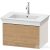 Duravit WHITE TULIP mosdó alá építhető függesztett 1 fiókos alsószekrény,684 x 458 mm,Nordic White High Gloss/Natural Oak solid WT42410H5H4