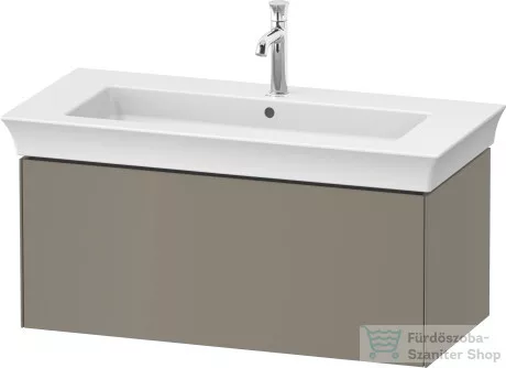Duravit WHITE TULIP mosdó alá építhető függesztett 1 fiókos alsószekrény,984 x 458 mm, Stone Grey High Gloss WT42420H2H2