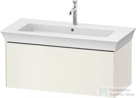 Duravit WHITE TULIP mosdó alá építhető függesztett 1 fiókos alsószekrény,984 x 458 mm, Nordic White High Gloss WT42420H4H4
