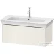 Duravit WHITE TULIP mosdó alá építhető függesztett 1 fiókos alsószekrény,984 x 458 mm, Nordic White High Gloss WT42420H4H4