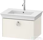 Duravit WHITE TULIP mosdó alá építhető függesztett 1 fiókos alsószekrény,684 x 458 mm,Nordic White High Gloss WT42510H4H4