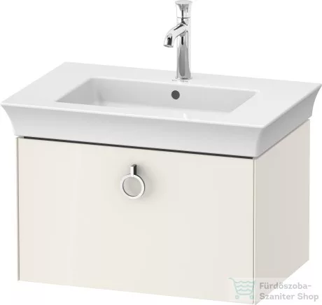 Duravit WHITE TULIP mosdó alá építhető függesztett 1 fiókos alsószekrény,684 x 458 mm,Nordic White High Gloss WT42510H4H4