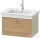 Duravit WHITE TULIP mosdó alá építhető függesztett 1 fiókos alsószekrény,684 x 458 mm,Taupe High Gloss/Natural Oak solid WT42510H5H3
