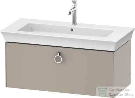 Duravit WHITE TULIP mosdó alá építhető függesztett 1 fiókos alsószekrény,984 x 458 mm, Taupe Satin Matt Lacquer WT425206060