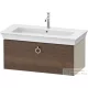 Duravit WHITE TULIP mosdó alá építhető függesztett 1 fiókos alsószekrény,984 x 458 mm, Taupe High Gloss/American Walnut Solid Wood WT4252077H3