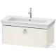 Duravit WHITE TULIP mosdó alá építhető függesztett 1 fiókos alsószekrény,984 x 458 mm, Nordic White High Gloss WT42520H4H4