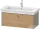 Duravit WHITE TULIP mosdó alá építhető függesztett 1 fiókos alsószekrény,984 x 458 mm, Stone Grey High Gloss/Natural Oak solid WT42520H5H2