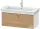 Duravit WHITE TULIP mosdó alá építhető függesztett 1 fiókos alsószekrény,984 x 458 mm, Nordic White High Gloss/Natural Oak solid WT42520H5H4