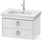Duravit WHITE TULIP mosdó alá építhető függesztett 2 fiókos alsószekrény,684 x 458 mm,White High Gloss Lacquer WT435108585
