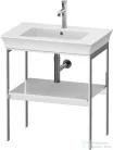 Duravit WHITE TULIP fém állvány 236375-ös mosdóhoz,fa polccal, White High Gloss Lacquer WT454008585
