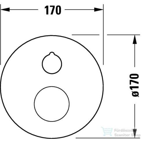 Duravit WHITE TULIP falsík alatti kád /zuhany csaptelep légbeszívóval,kádbefolyó/kézizuhany jelöléssel, króm WT5210018010